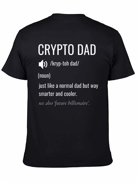 Crypto Dad T-Shirt - Definition Funny Fathers Day Gift