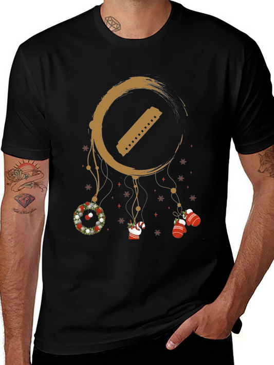 Festive Harmonica Dreamcatcher T-Shirt