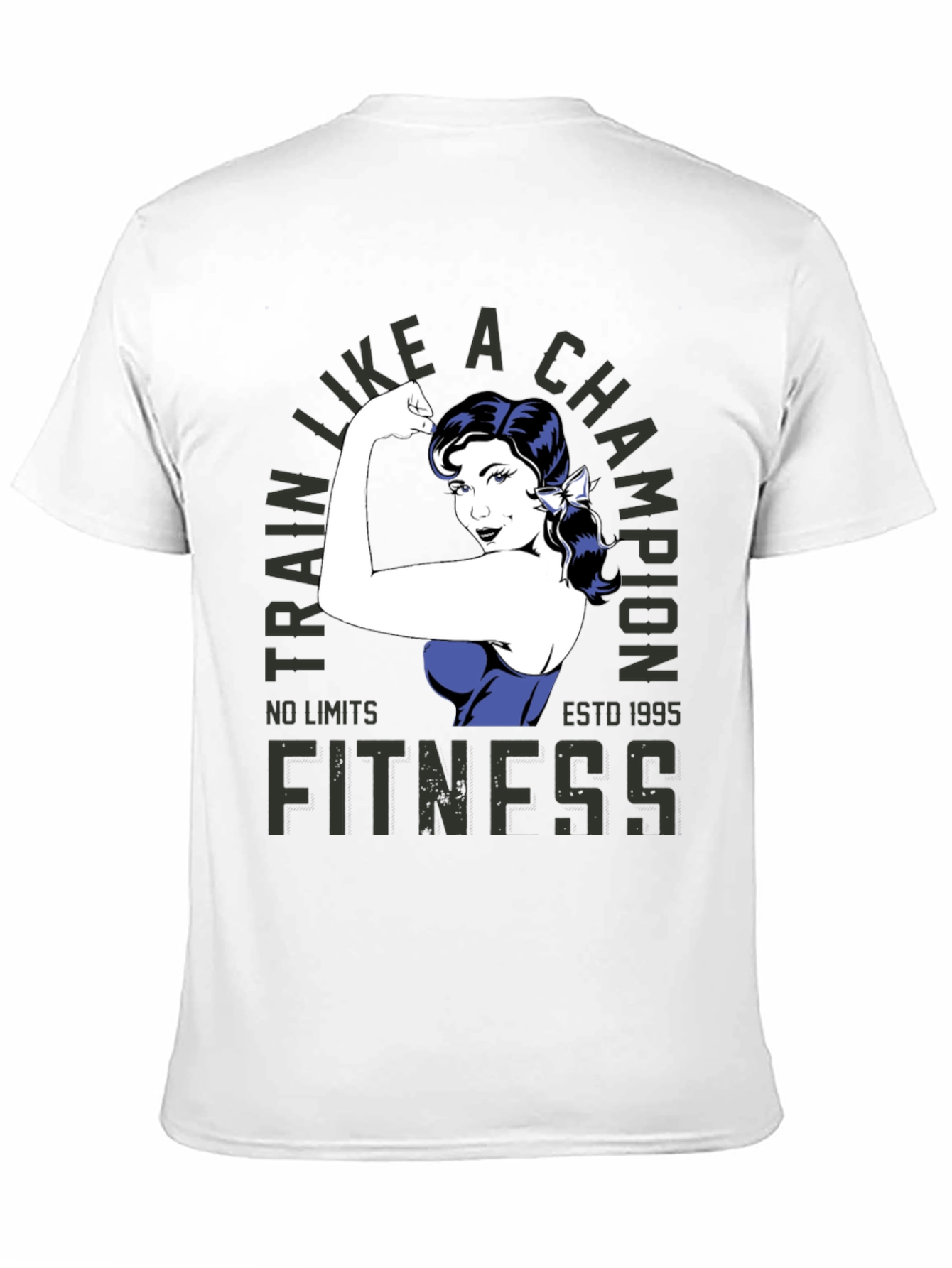 Fitness Champion Black T-Shirt