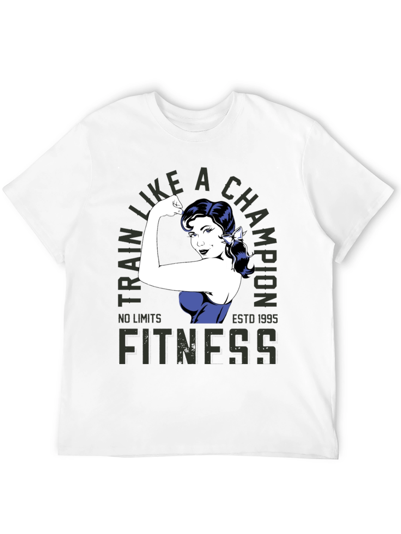 Fitness Champion Black T-Shirt