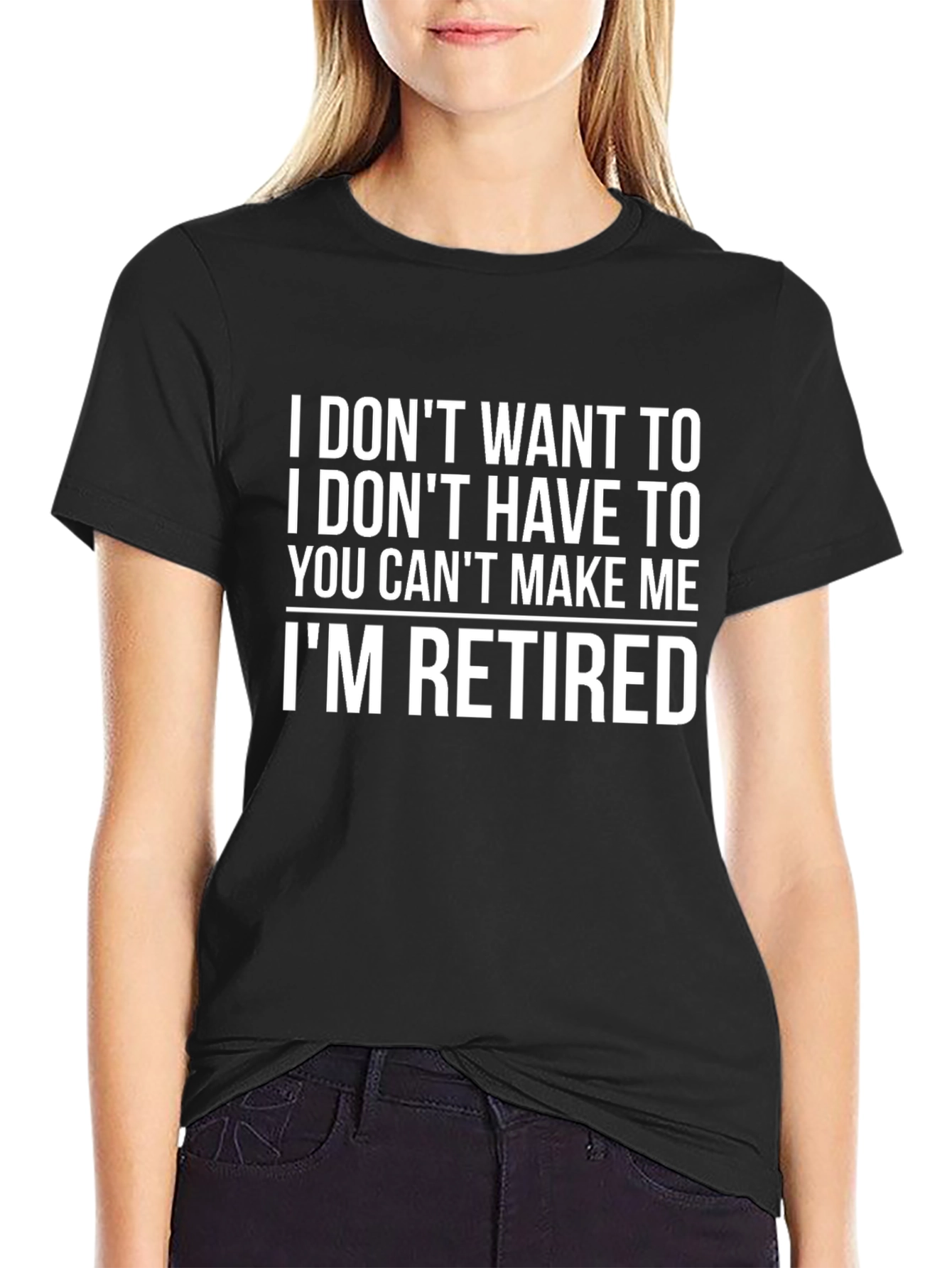 Retired Slogan Tee - Funny Graphic T-Shirt