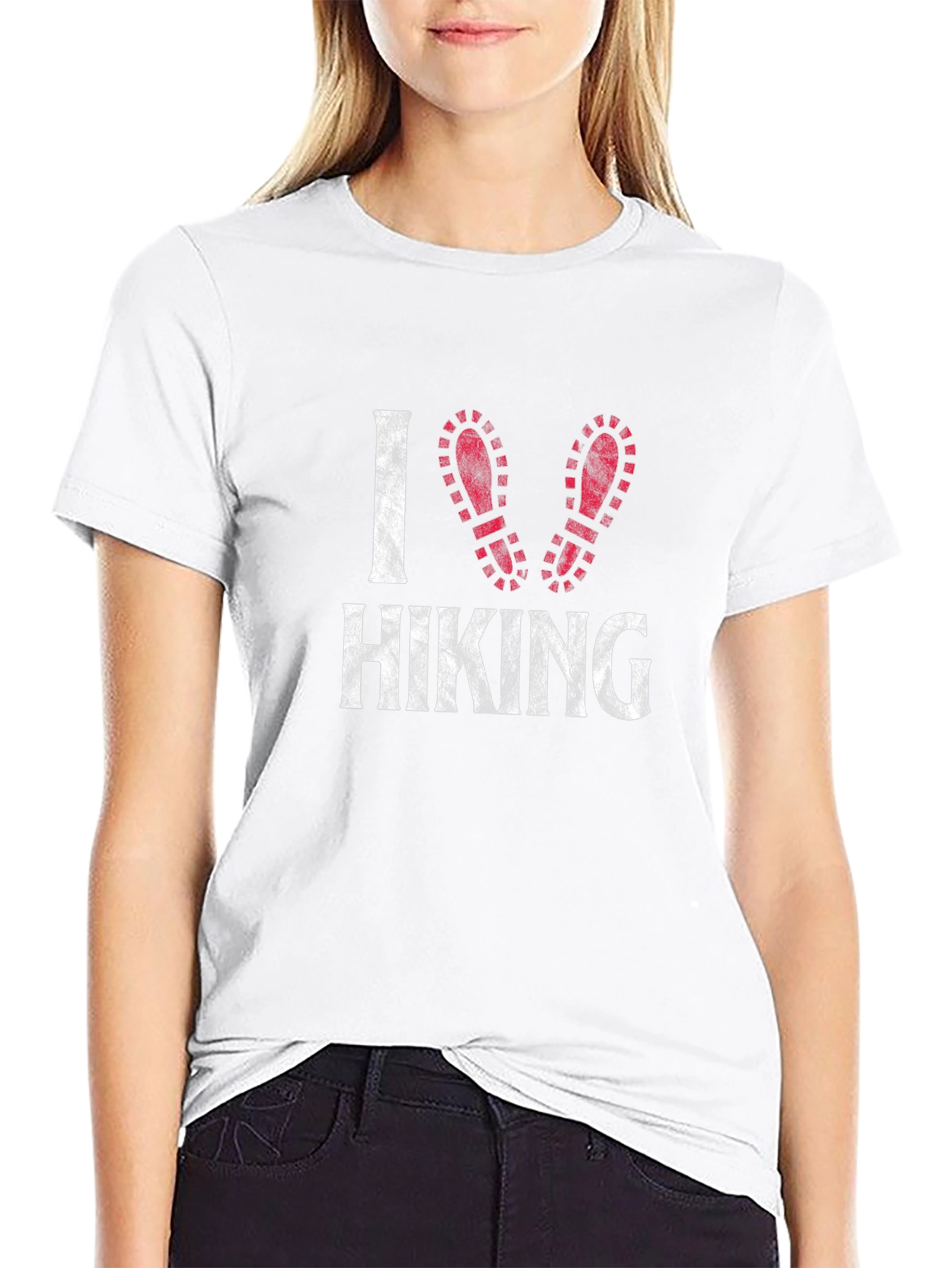 I Love Hiking Graphic T-Shirt
