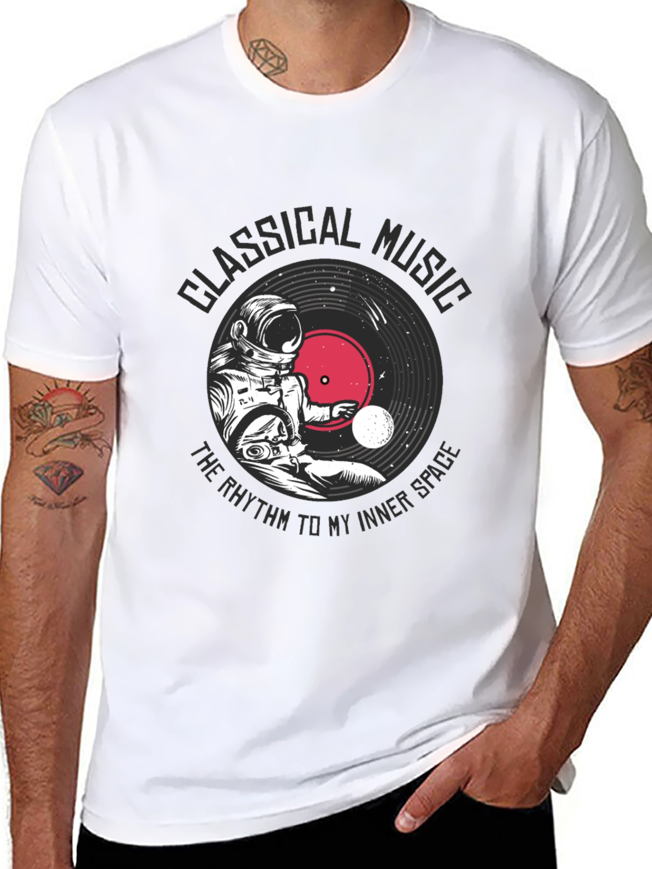 Classical Music Space Astronaut T-Shirt