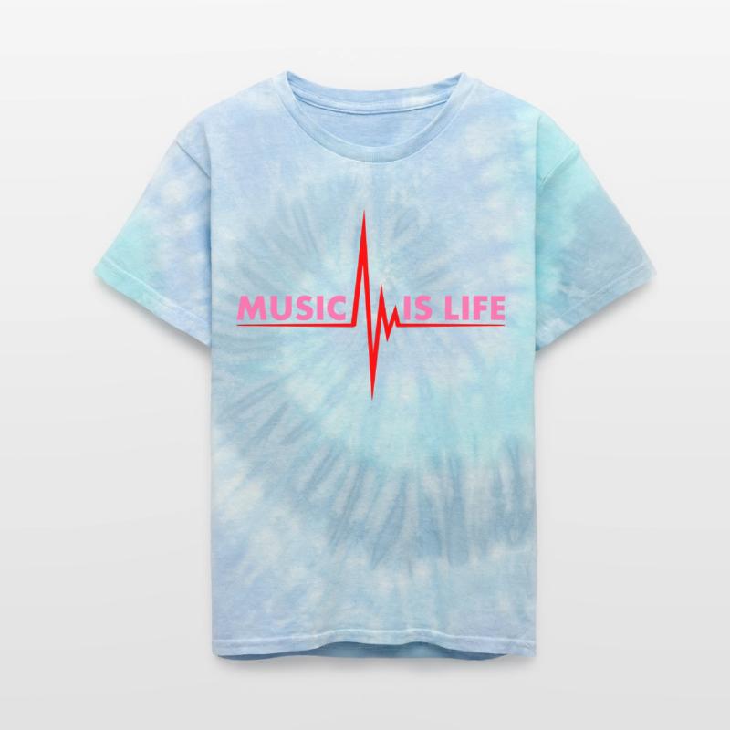 Music is my Life Love Saying Party Pulse Heartbeat