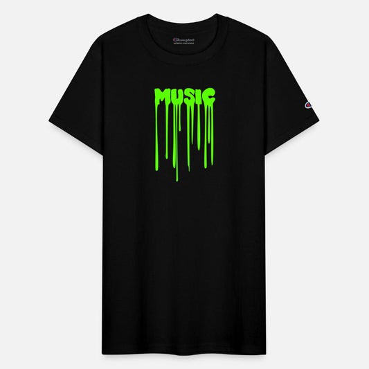 Music Quote Party Green Slime Graffiti Spray