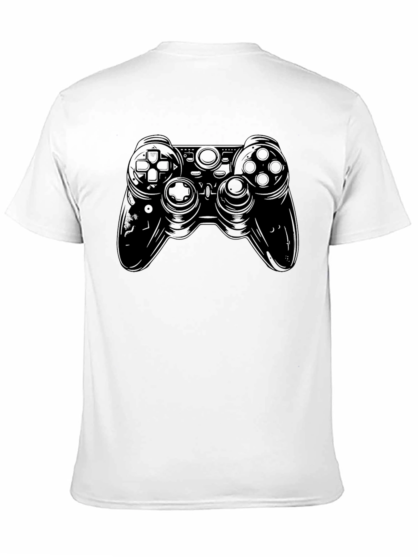 Gaming Controller Graphic Tee - Black