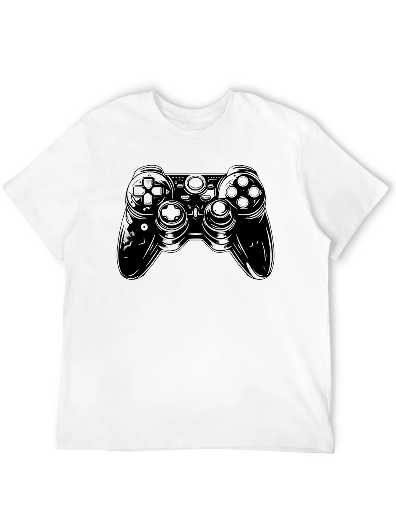 Gaming Controller Graphic Tee - Black