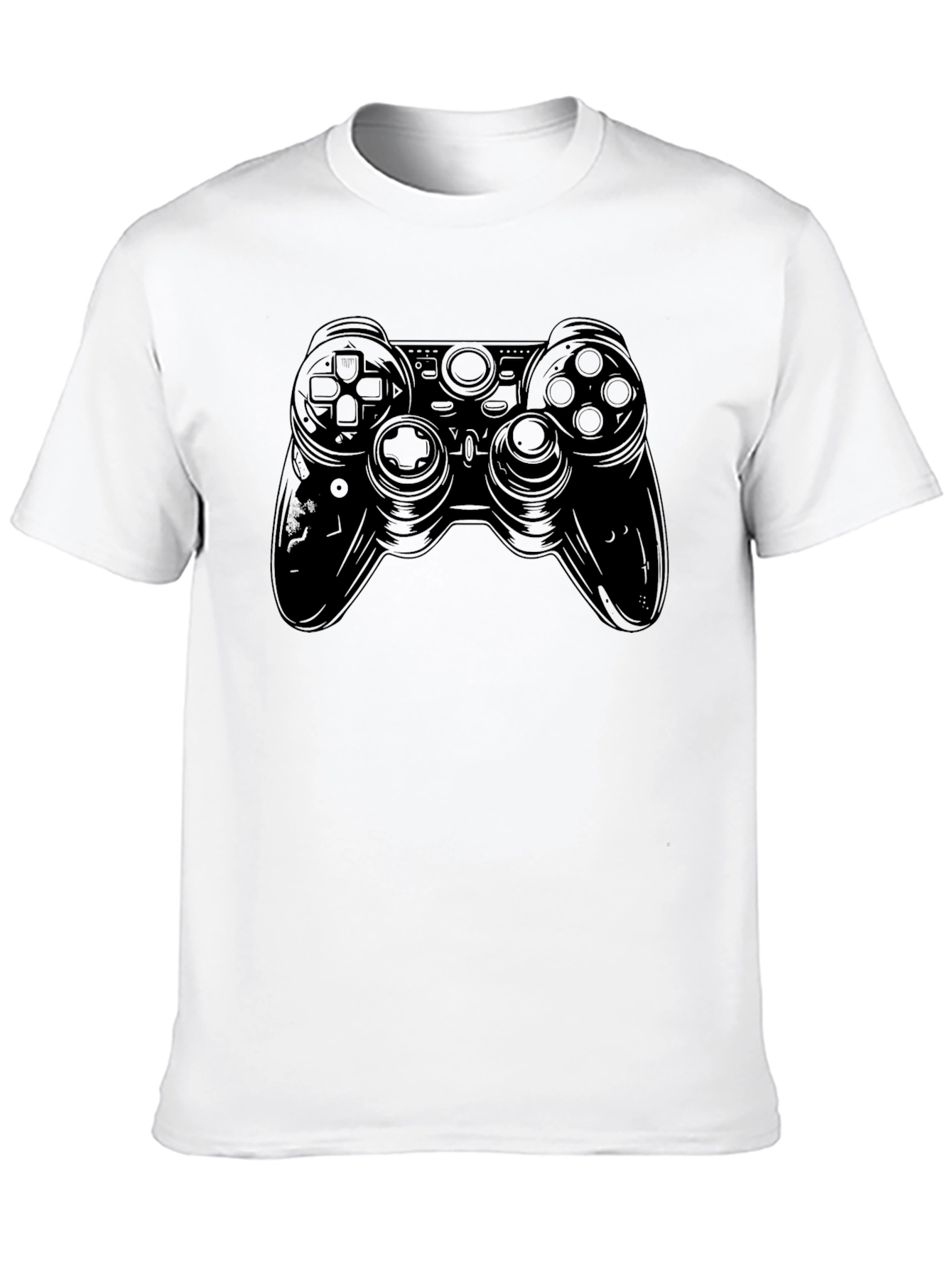 Gaming Controller Graphic Tee - Black