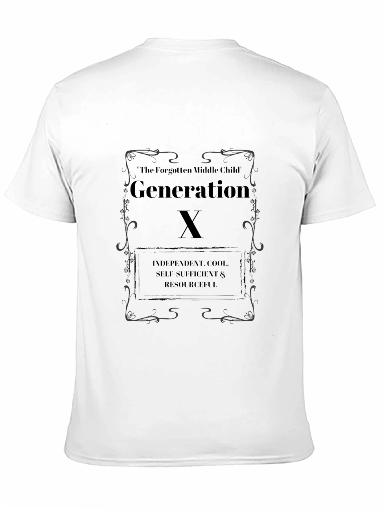 Generation X Forgotten Middle Child Graphic T-Shirt