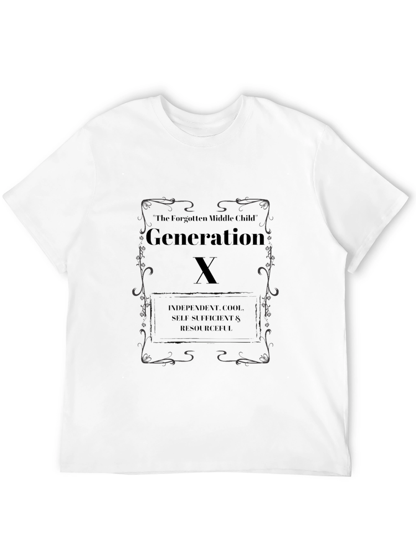 Generation X Forgotten Middle Child Graphic T-Shirt
