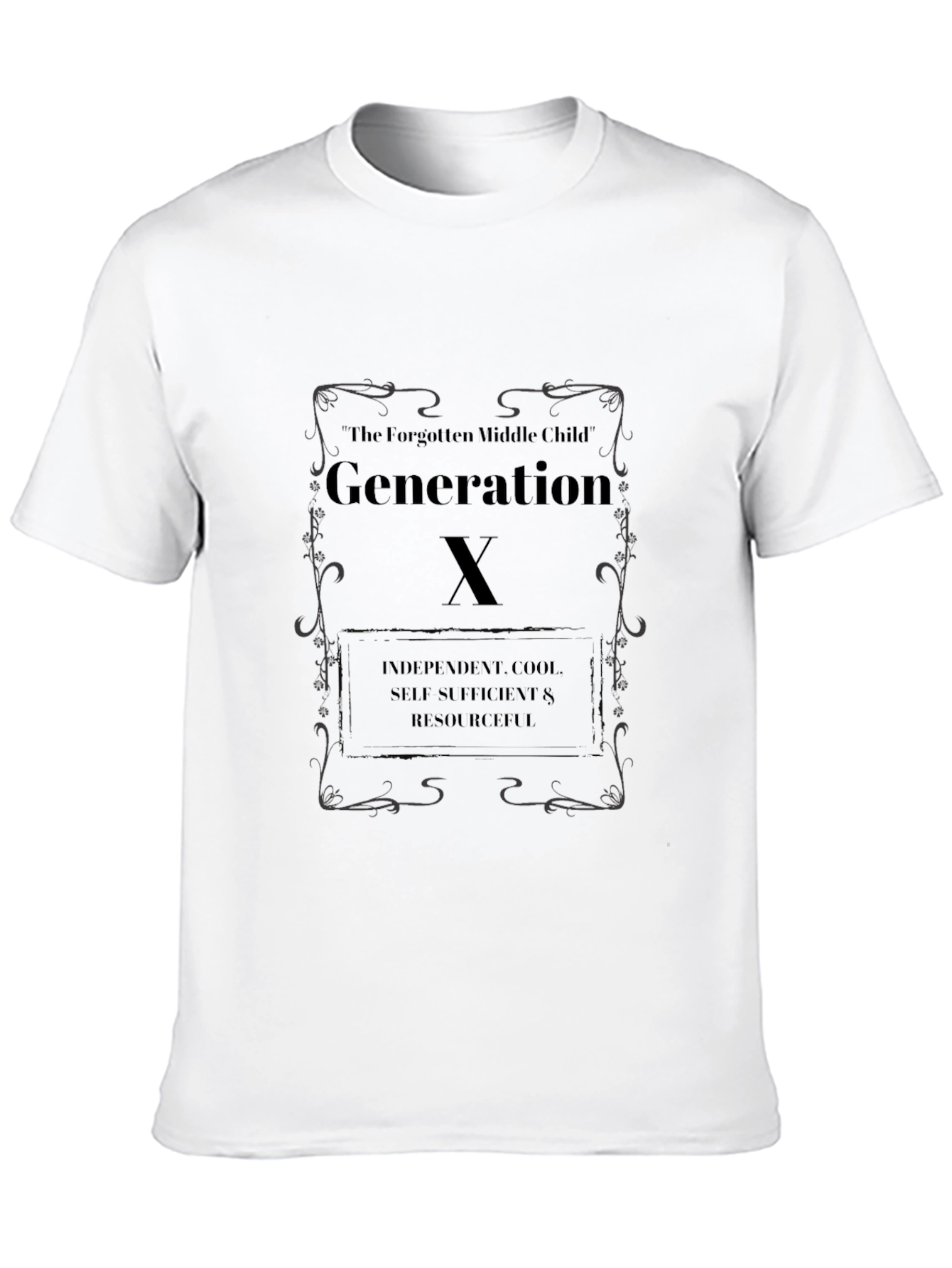Generation X Forgotten Middle Child Graphic T-Shirt