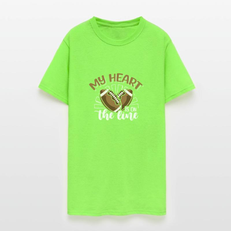 My Heart Is On The Line Offensive Lineman Football