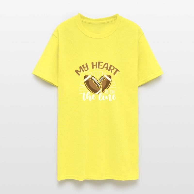 My Heart Is On The Line Offensive Lineman Football