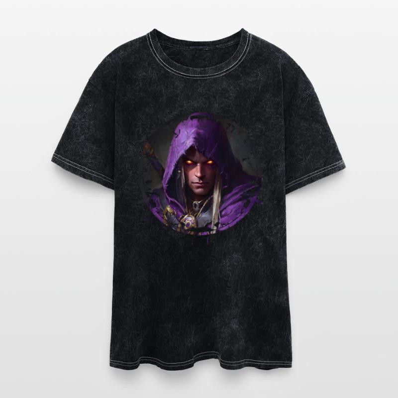 Mysterious Aura In Purple Robe