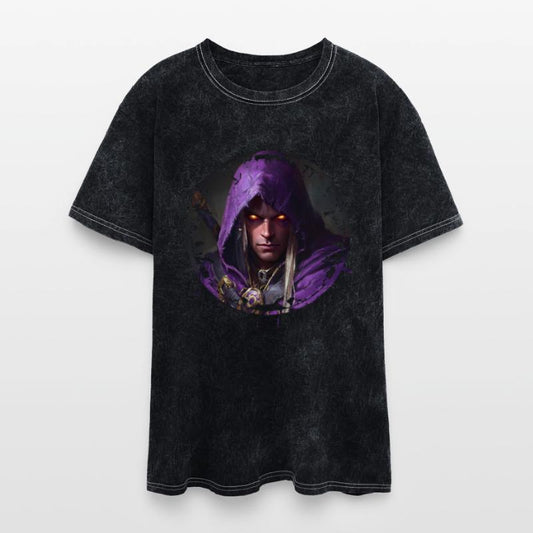 Mysterious Aura In Purple Robe