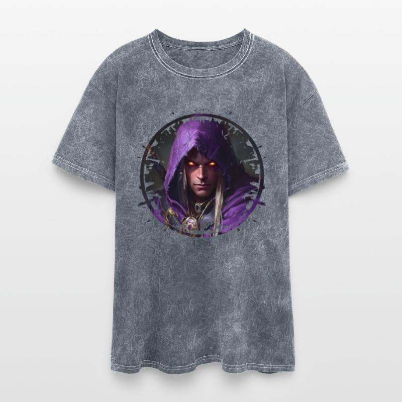 Mysterious Aura In Purple Robe