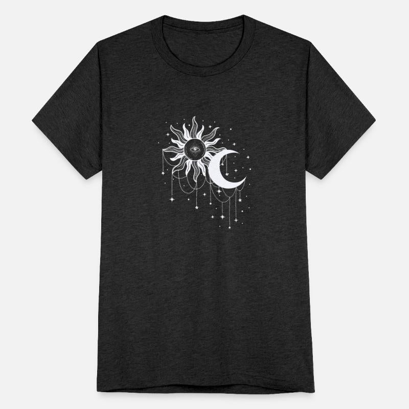 Mystical Sun and Moon Aesthetic (black)