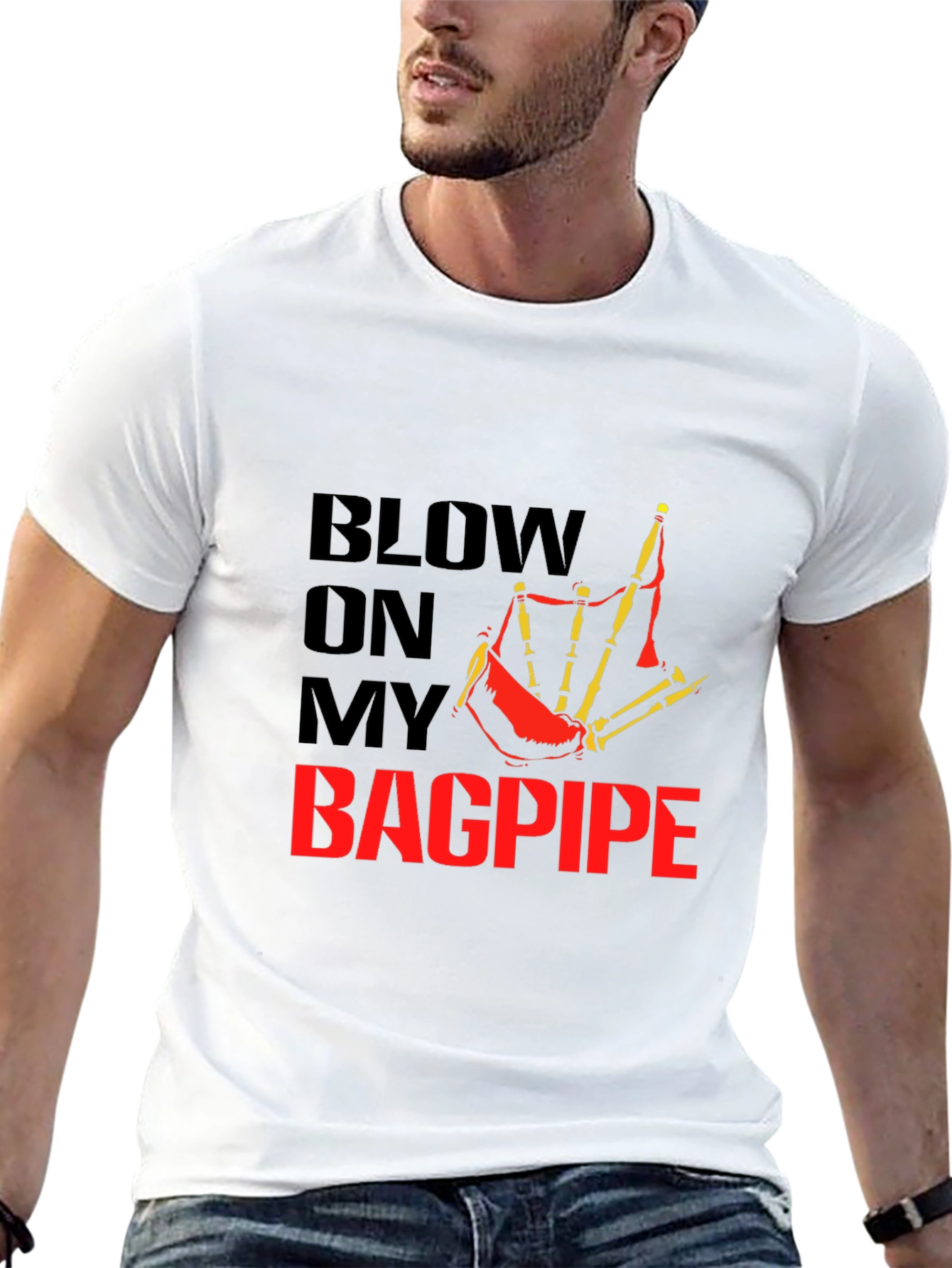 Blow On My Bagpipe T-Shirt - Black