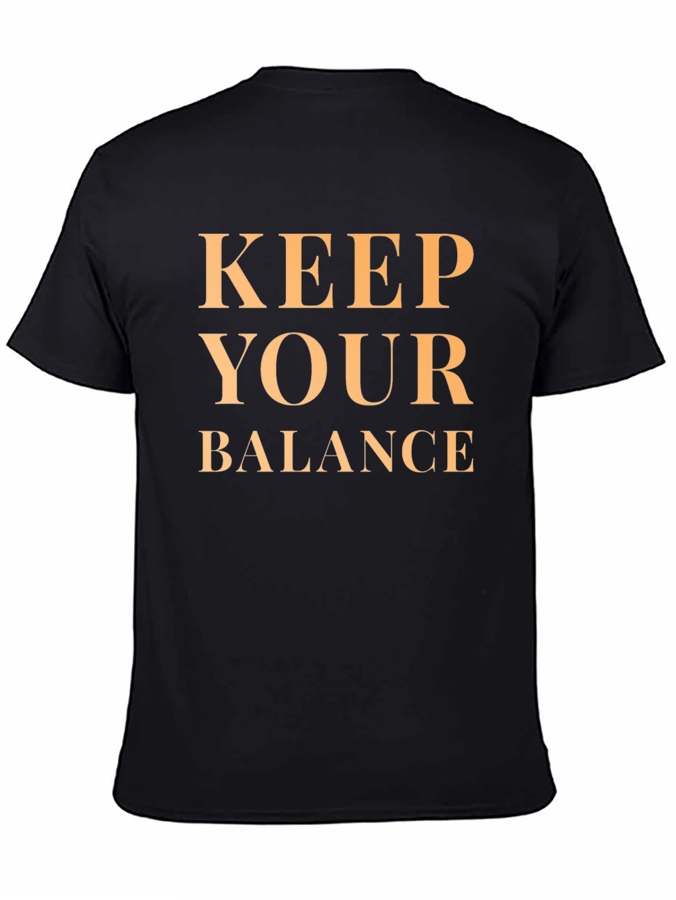 Keep Your Balance Black T-Shirt