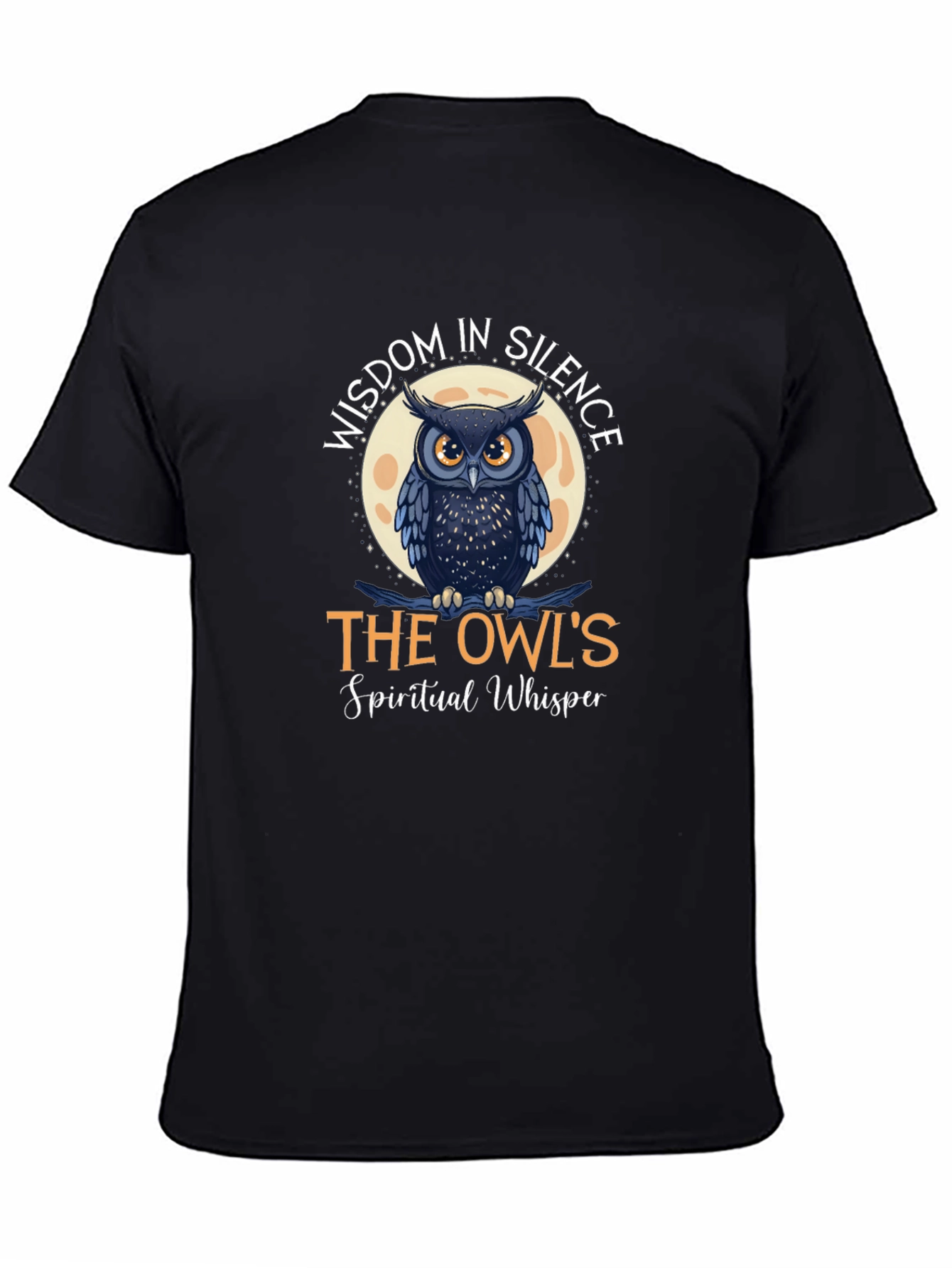 Wisdom in Silence Owl Graphic Tee