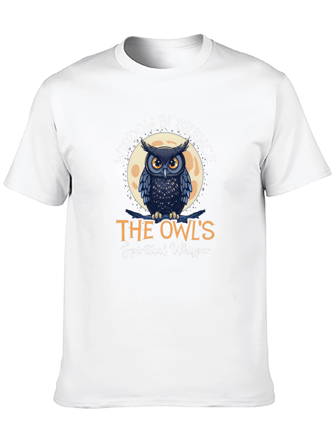 Wisdom in Silence Owl Graphic Tee