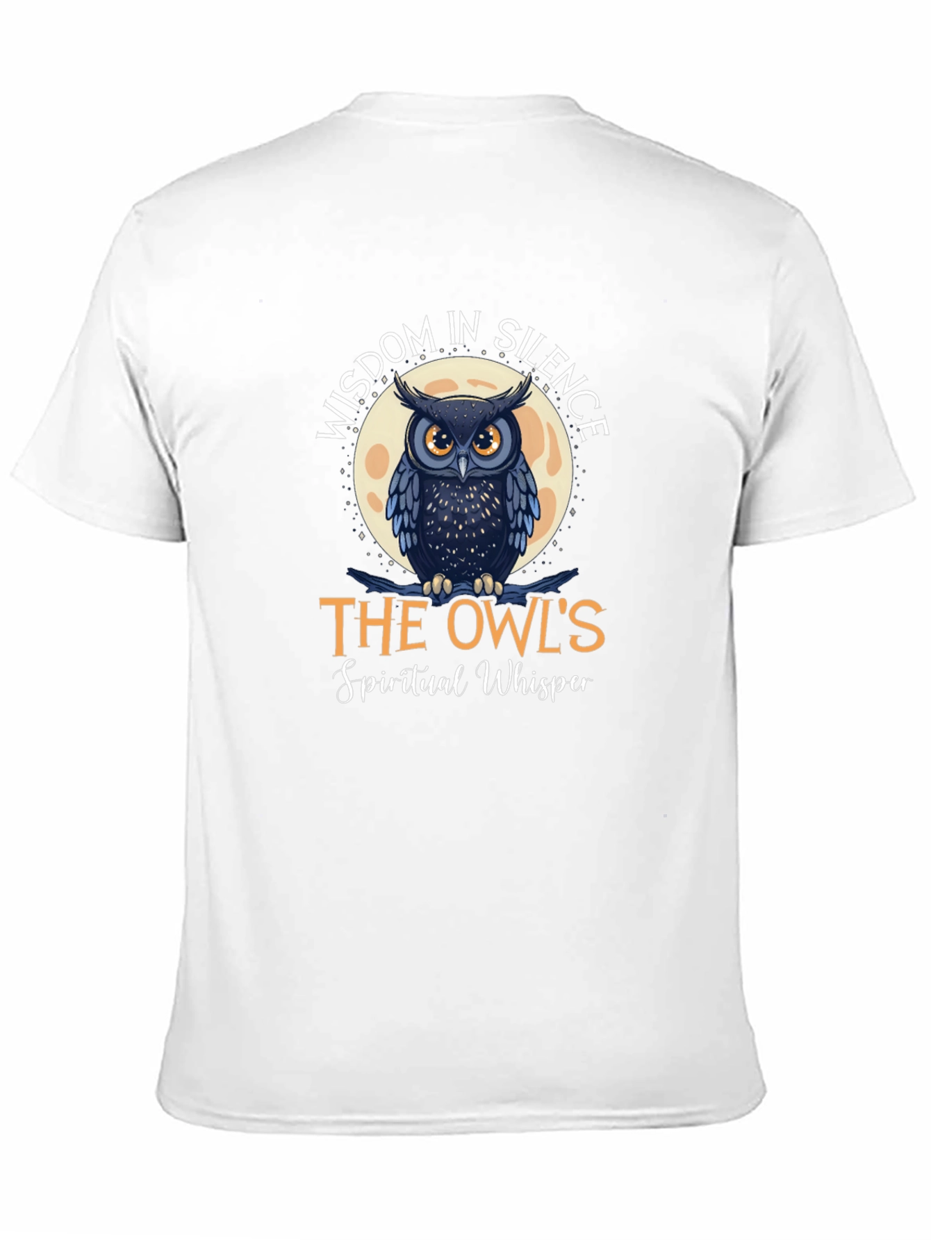 Wisdom in Silence Owl Graphic Tee