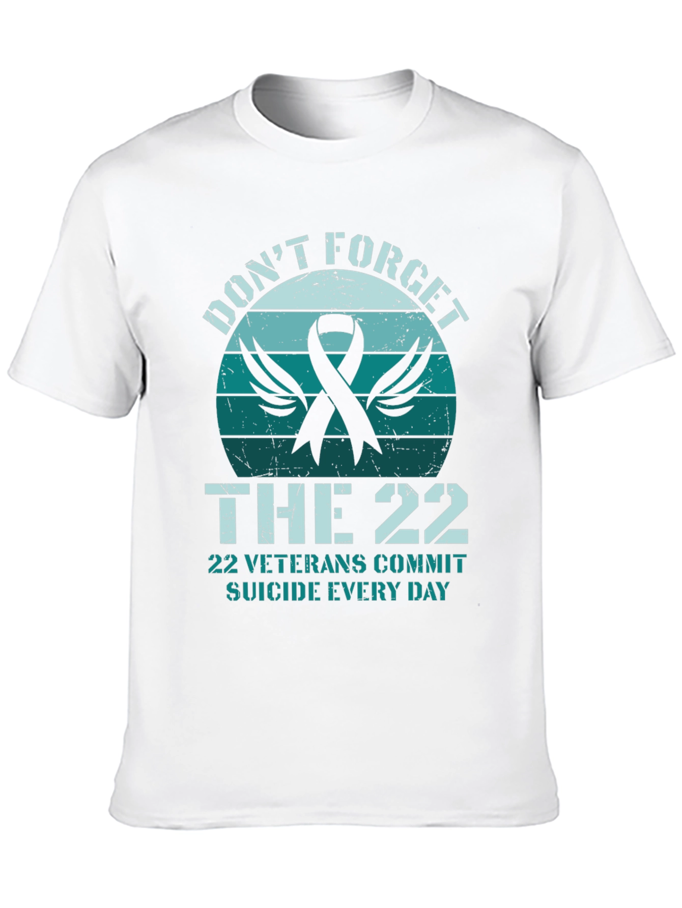Dont Forget The 22 Veterans Suicide Awareness T-Shirt