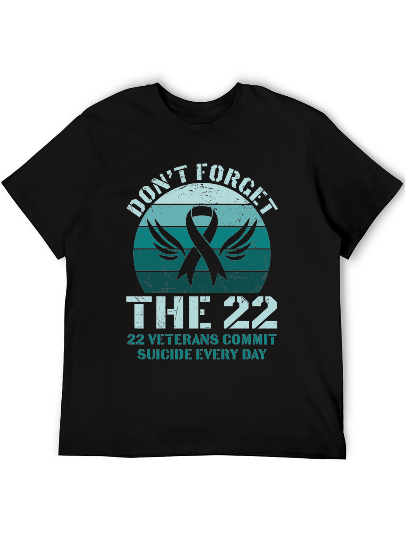 Dont Forget The 22 Veterans Suicide Awareness T-Shirt