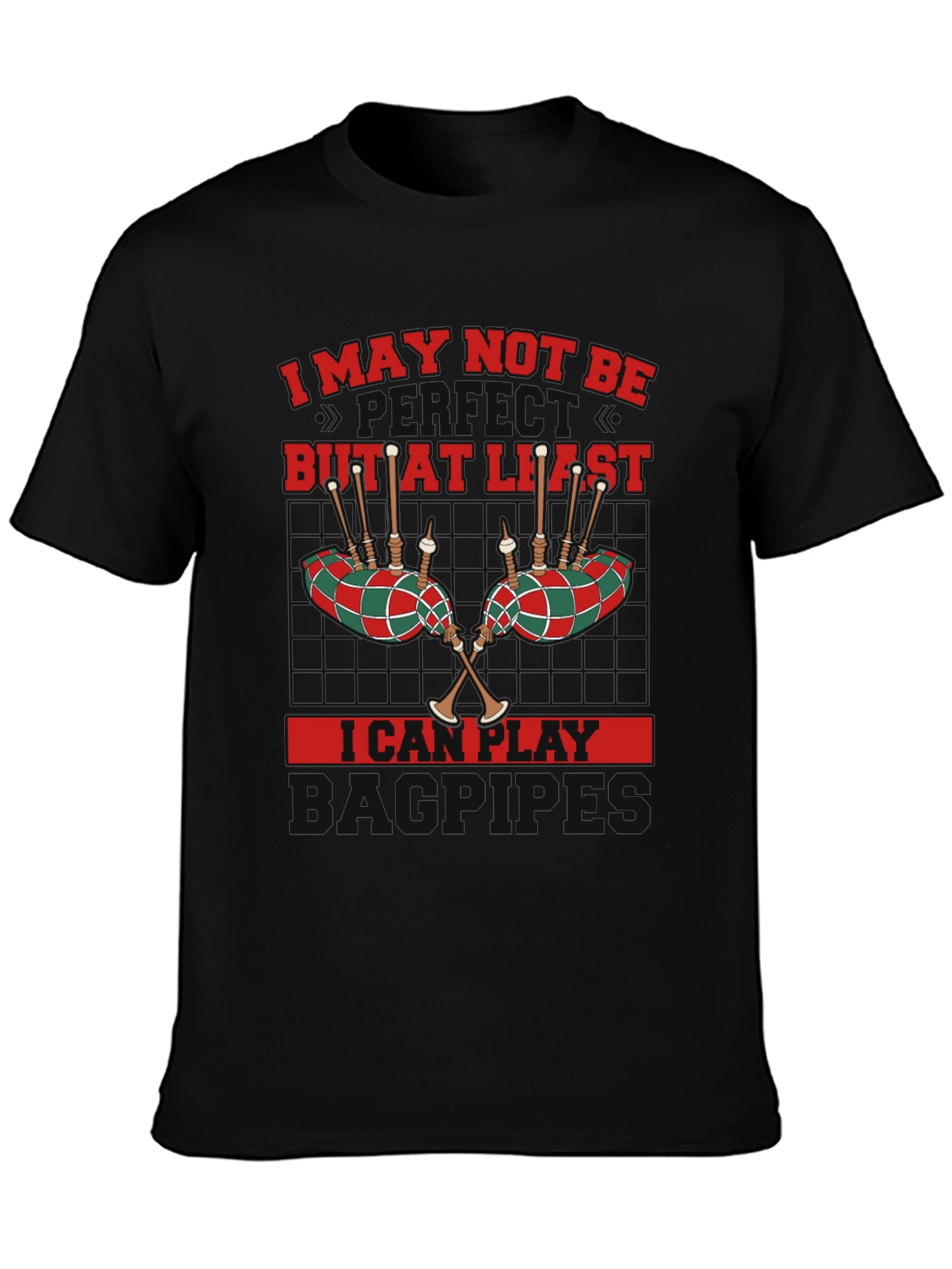 Funny Bagpipes Player T-Shirt