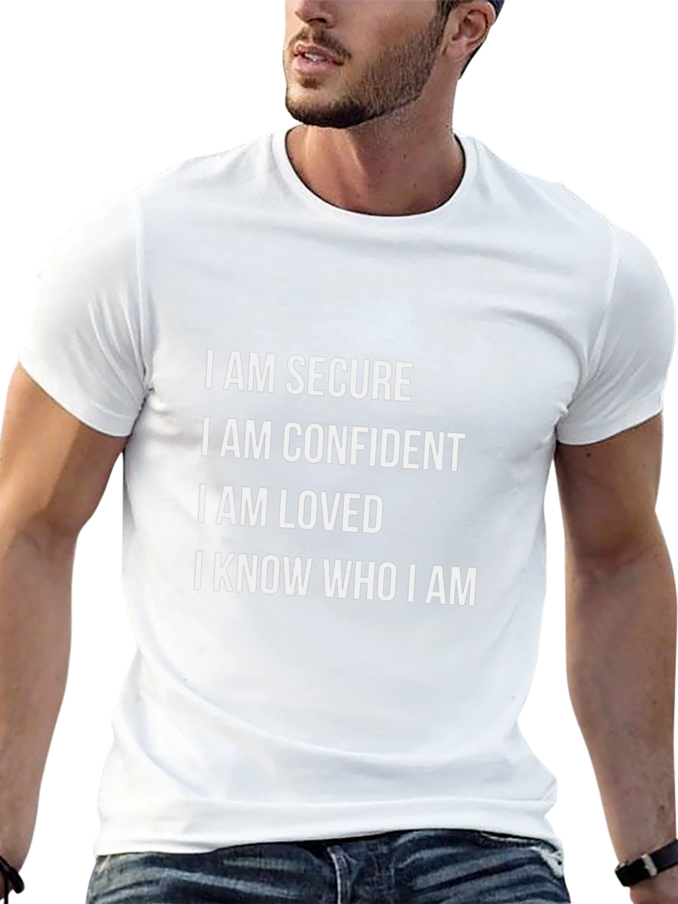 Affirmation T-Shirt: I Am Secure Confident Loved