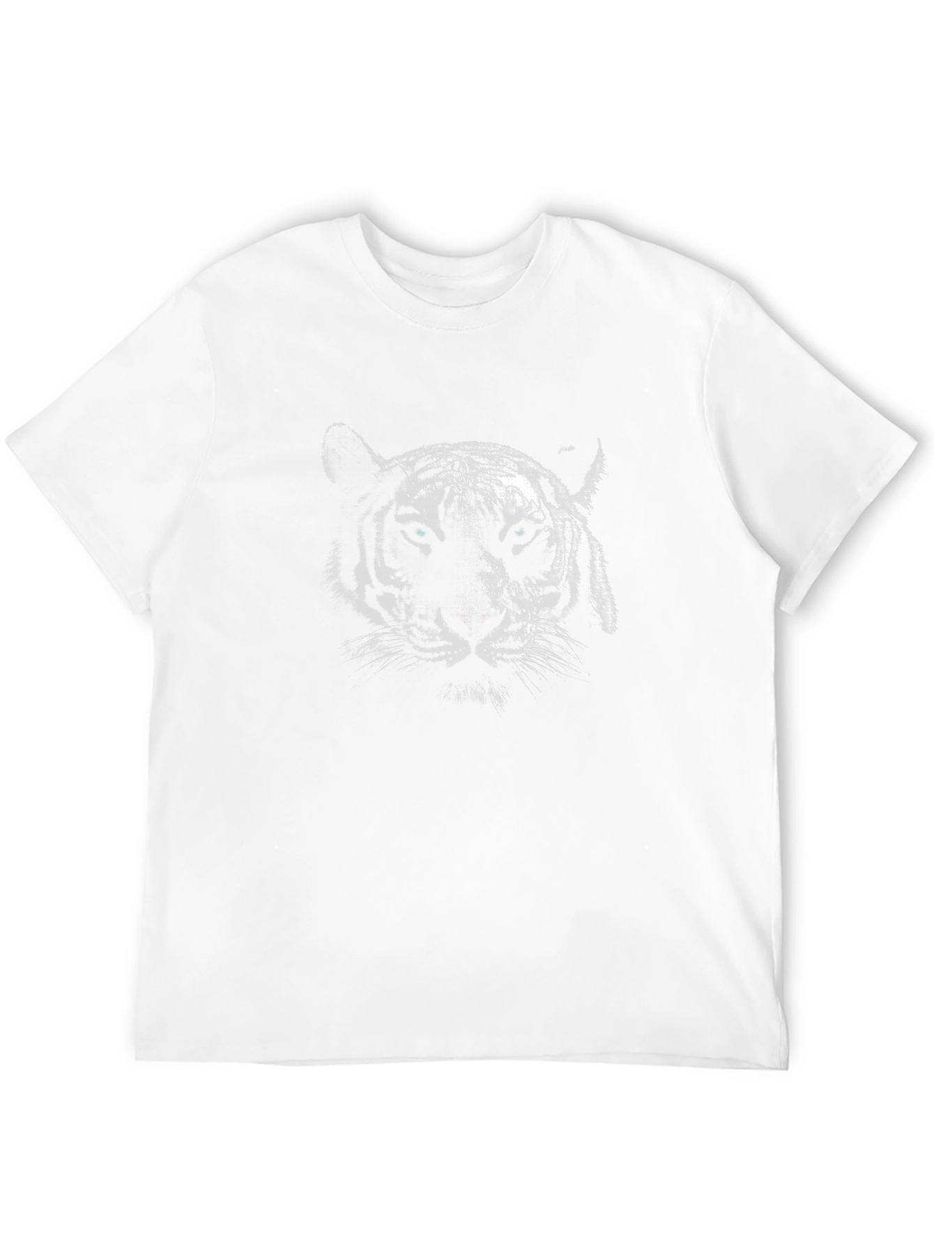 Tiger Graphic Print Black T-Shirt