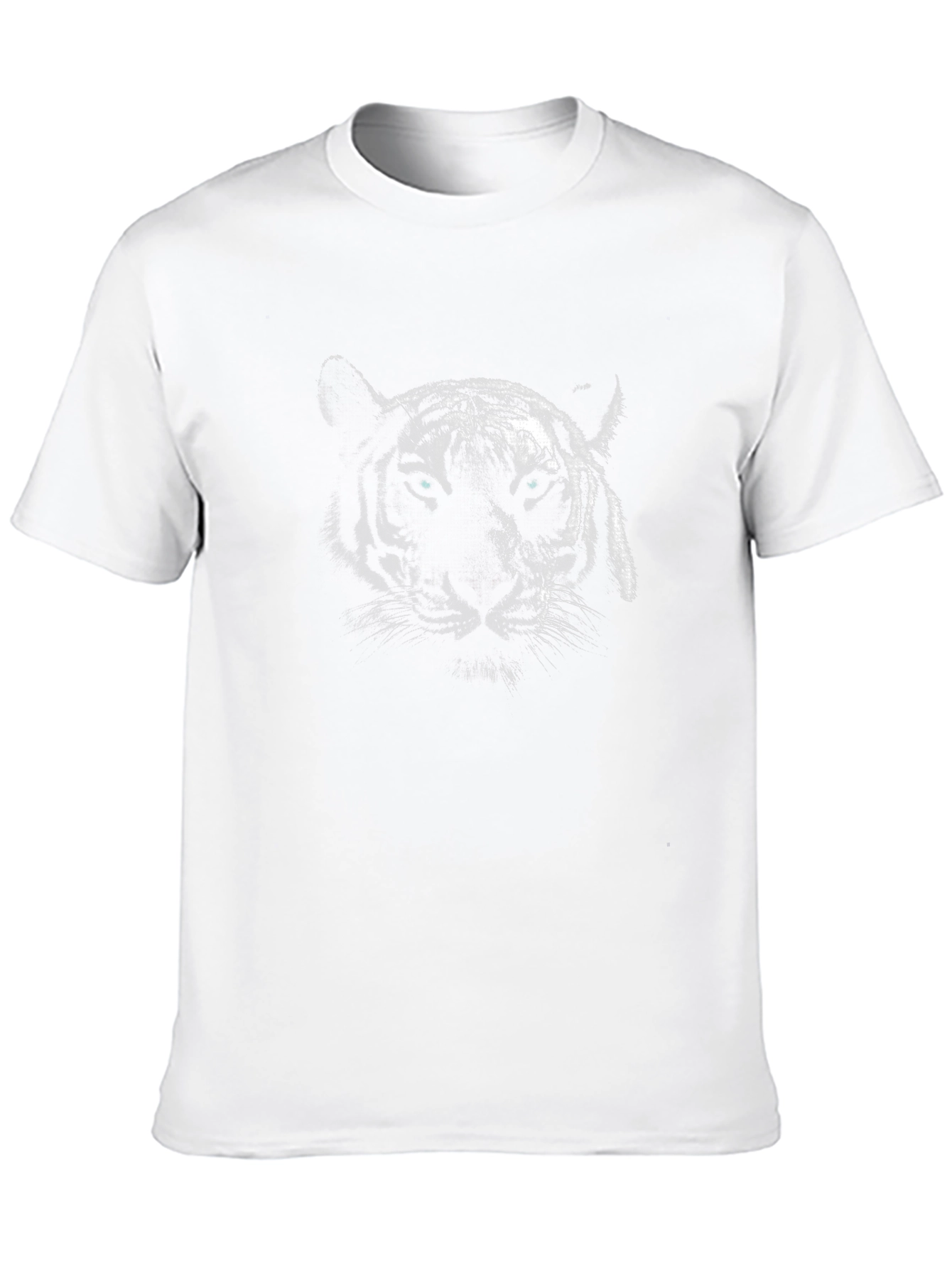 Tiger Graphic Print Black T-Shirt