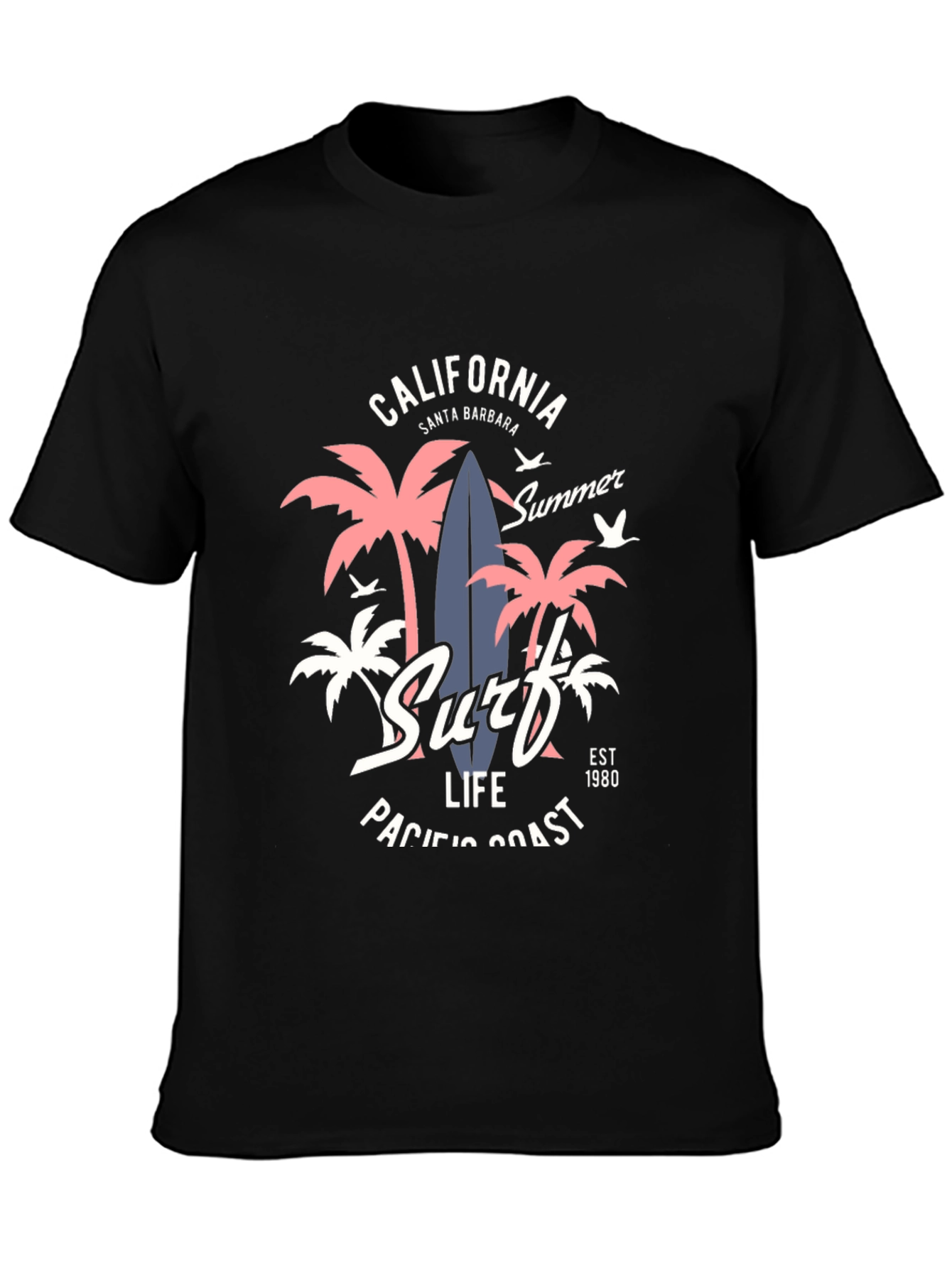 California Surf Life Graphic T-Shirt