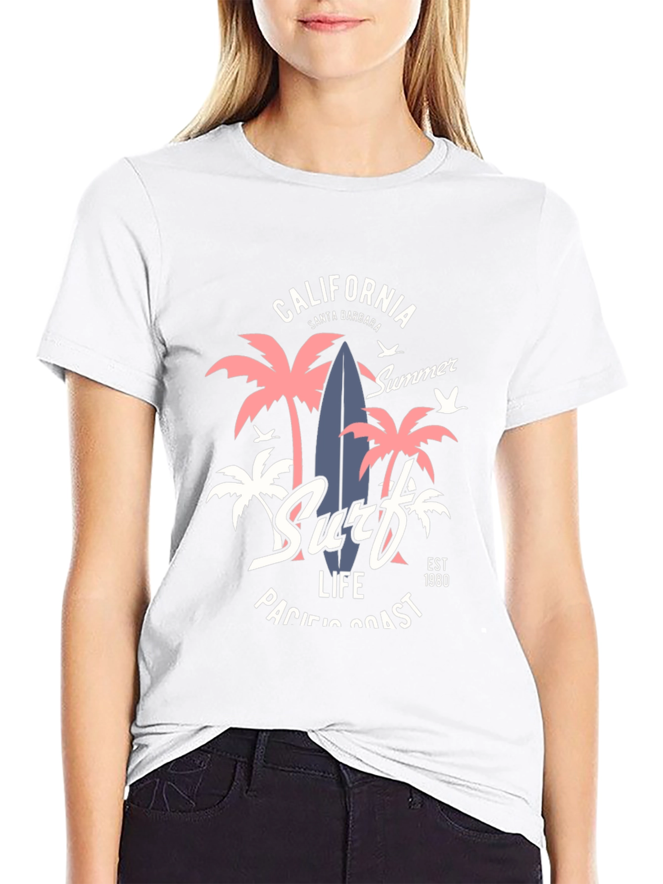 California Surf Life Graphic T-Shirt