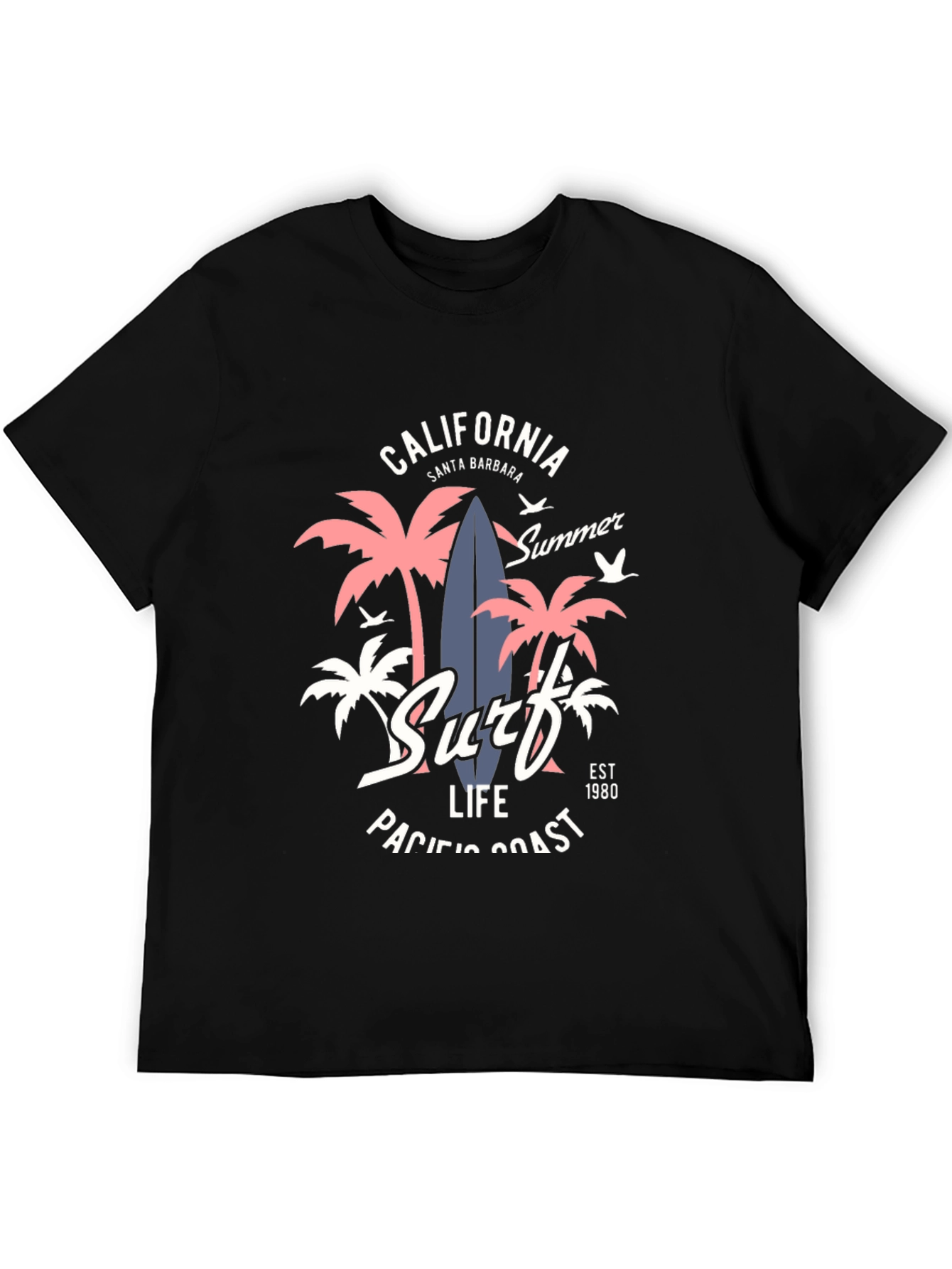 California Surf Life Graphic T-Shirt