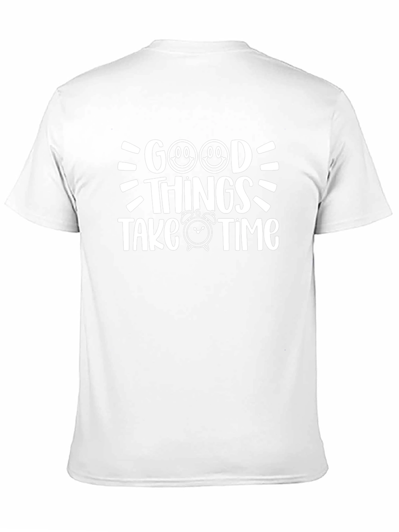 Good Things Take Time Black T-Shirt