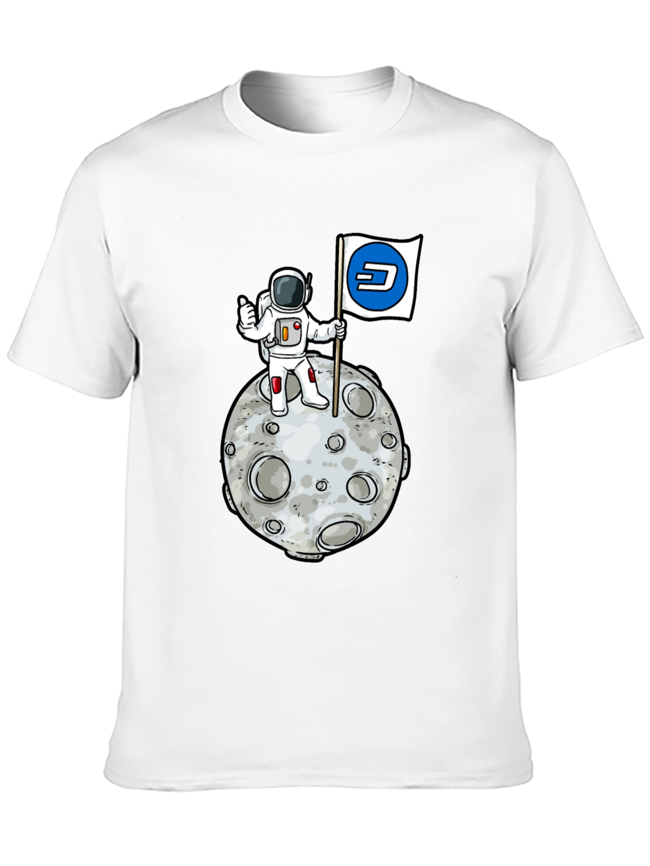 Astronaut Moon Landing Graphic T-Shirt