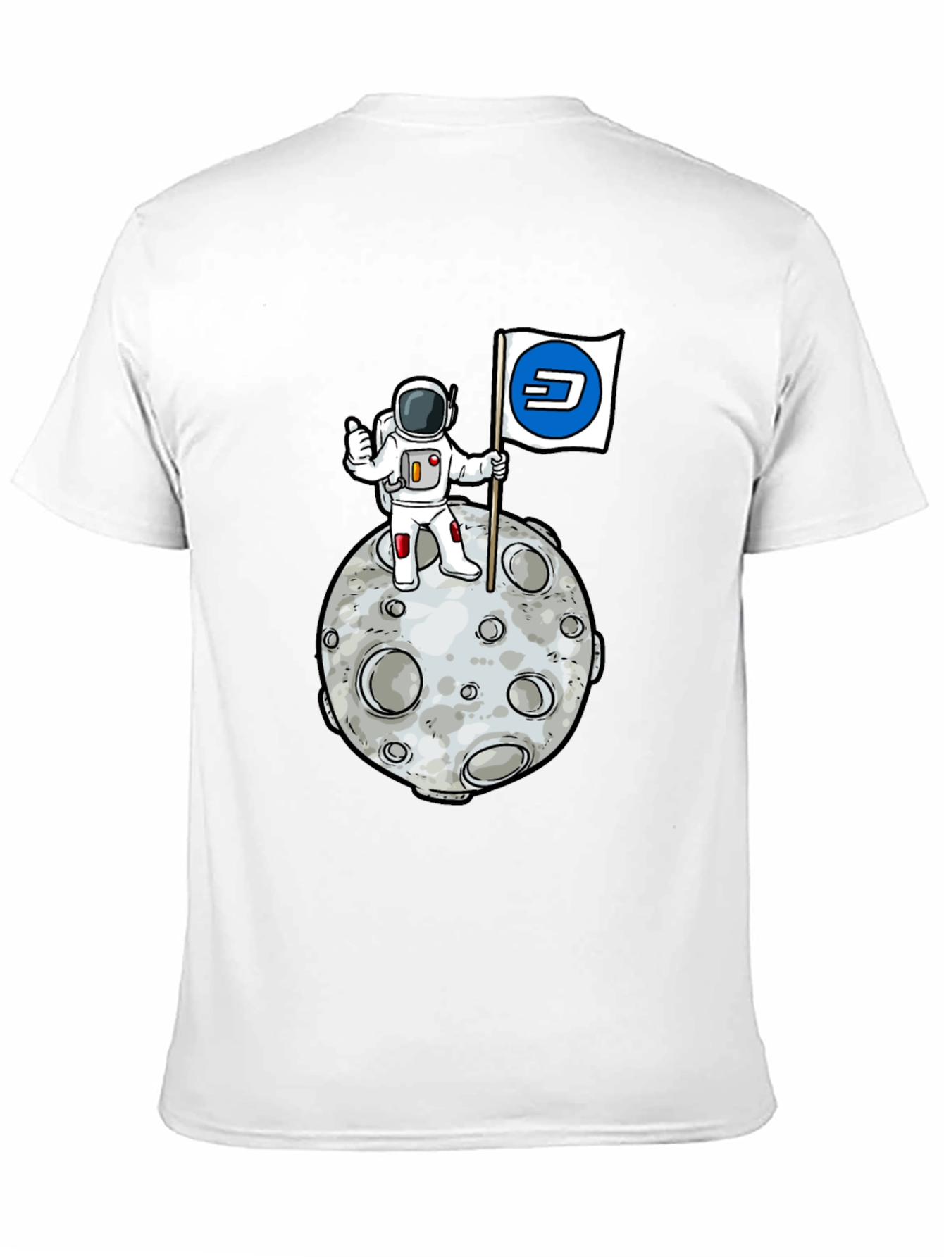 Astronaut Moon Landing Graphic T-Shirt