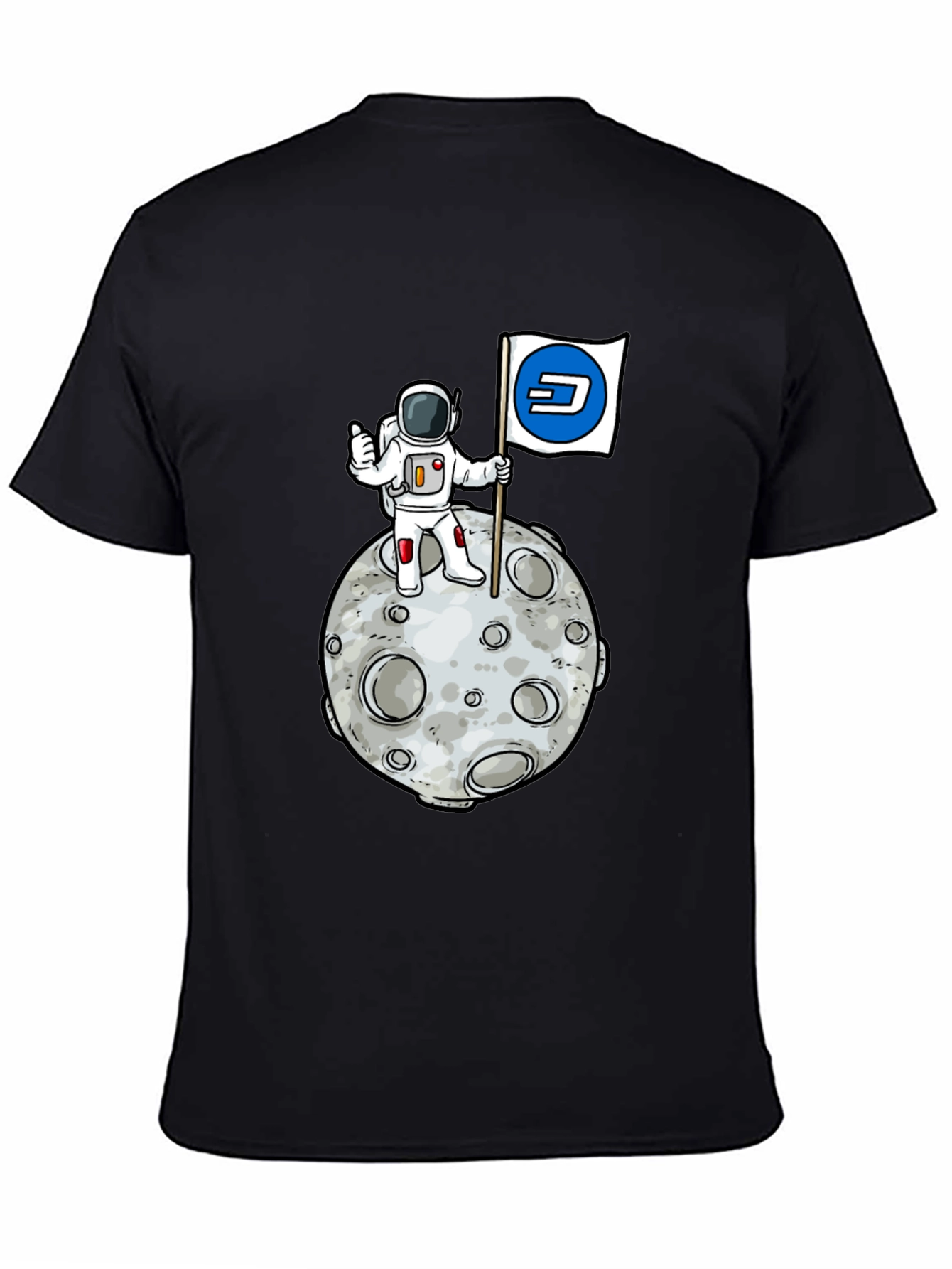 Astronaut Moon Landing Graphic T-Shirt