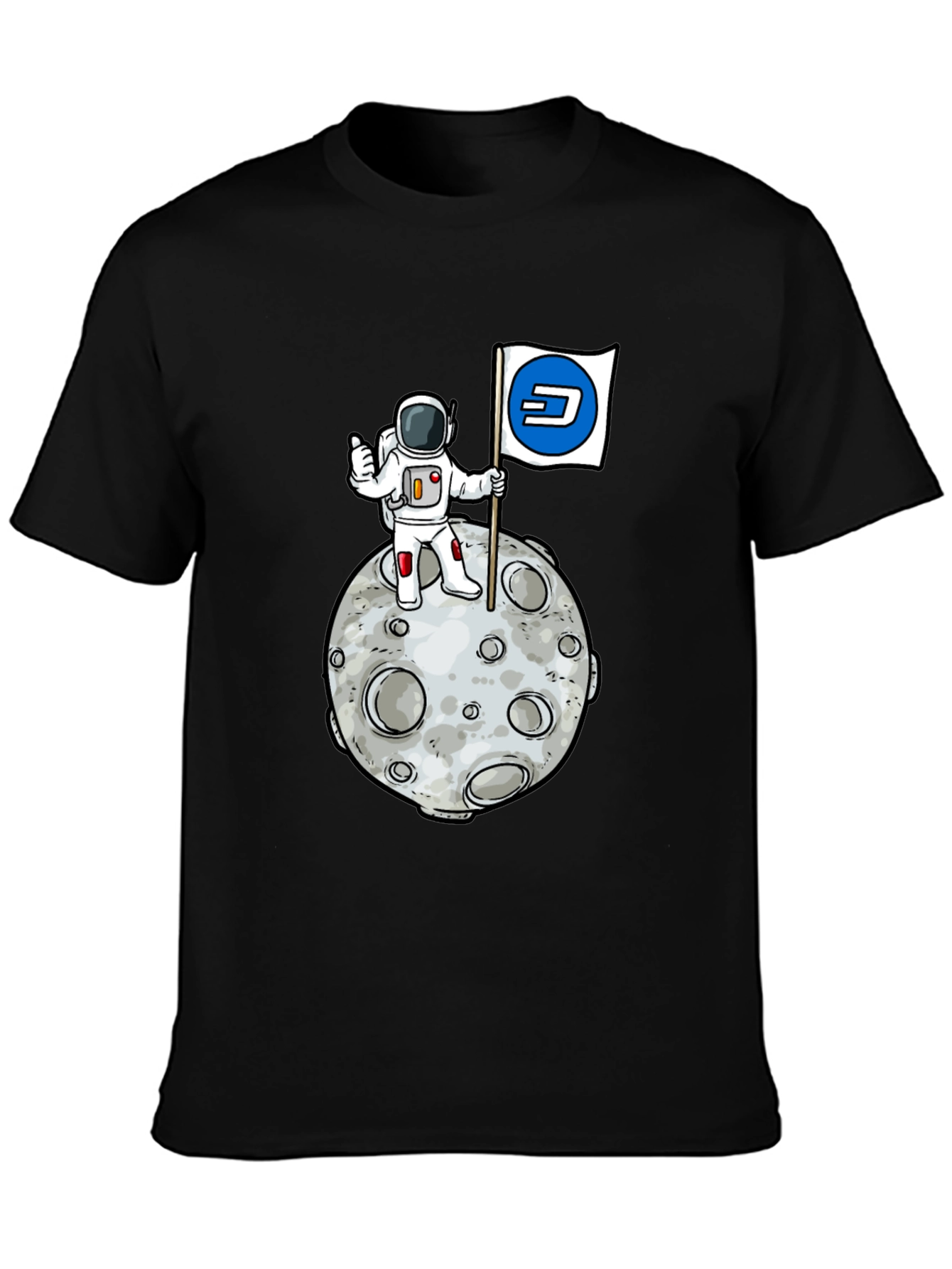 Astronaut Moon Landing Graphic T-Shirt