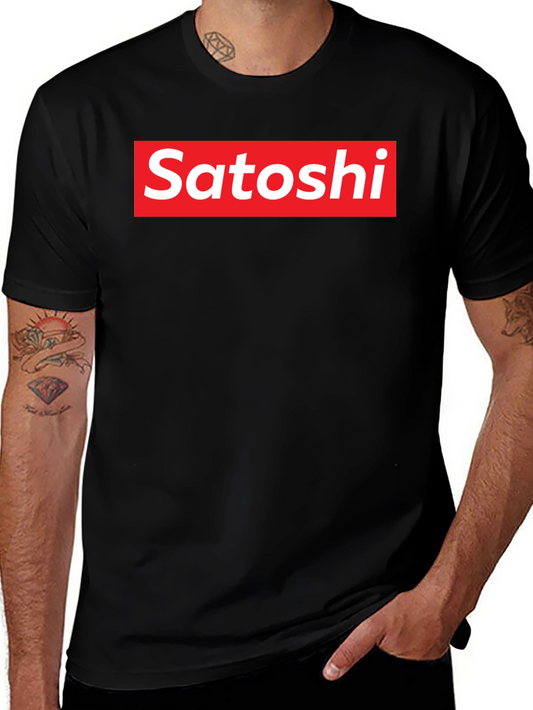 Satoshi Graphic Tee - Cool Crypto Style