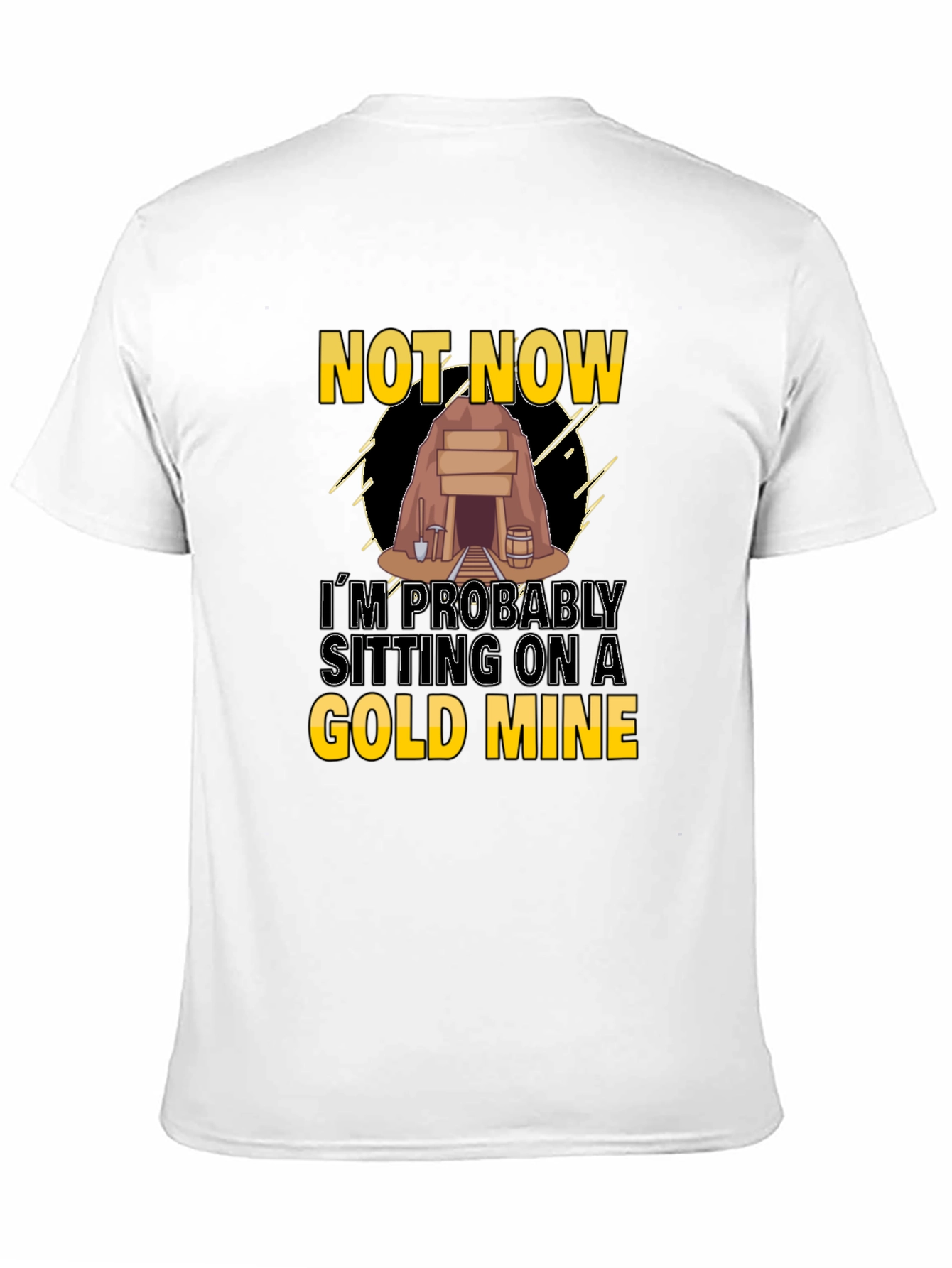 Gold Mine T-Shirt - Funny Graphic Tee