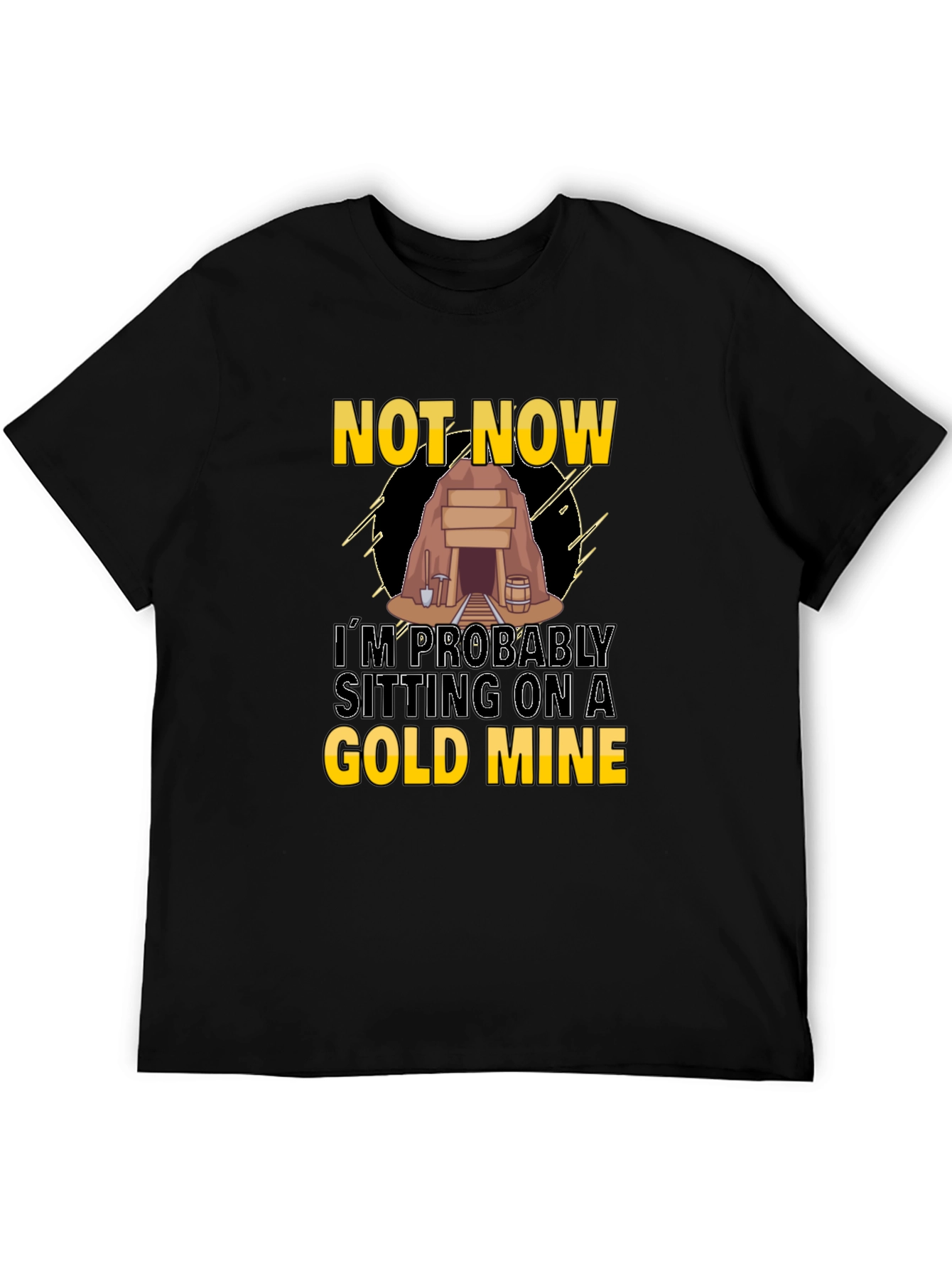 Gold Mine T-Shirt - Funny Graphic Tee
