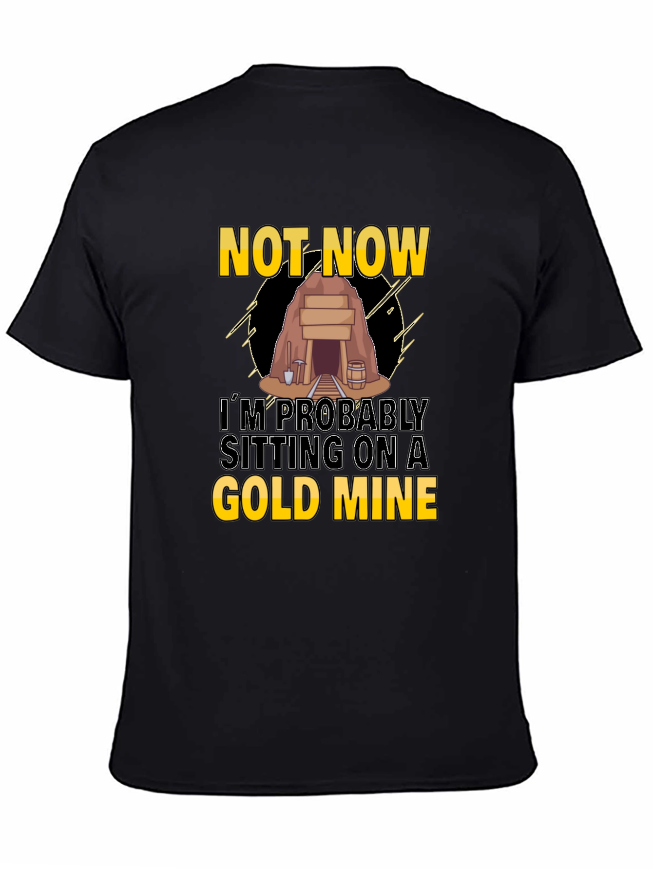 Gold Mine T-Shirt - Funny Graphic Tee