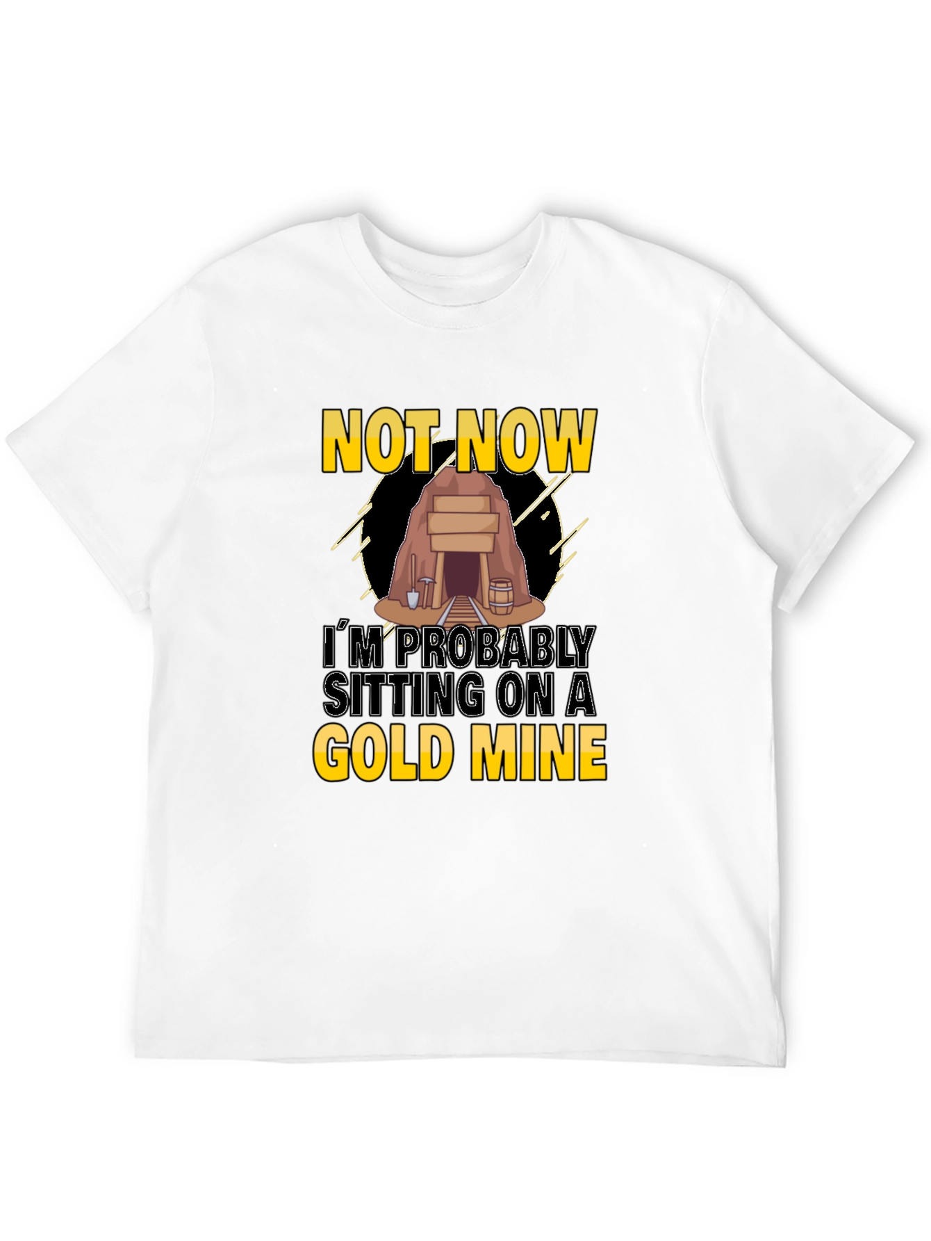 Gold Mine T-Shirt - Funny Graphic Tee