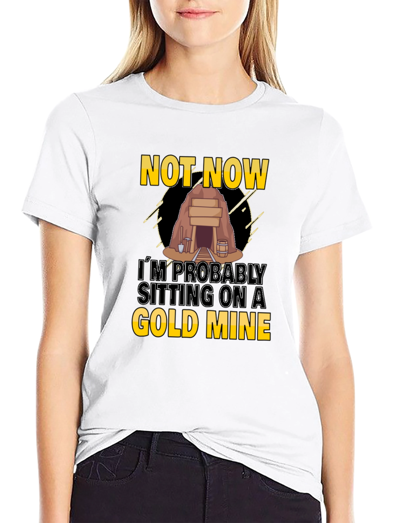 Gold Mine T-Shirt - Funny Graphic Tee