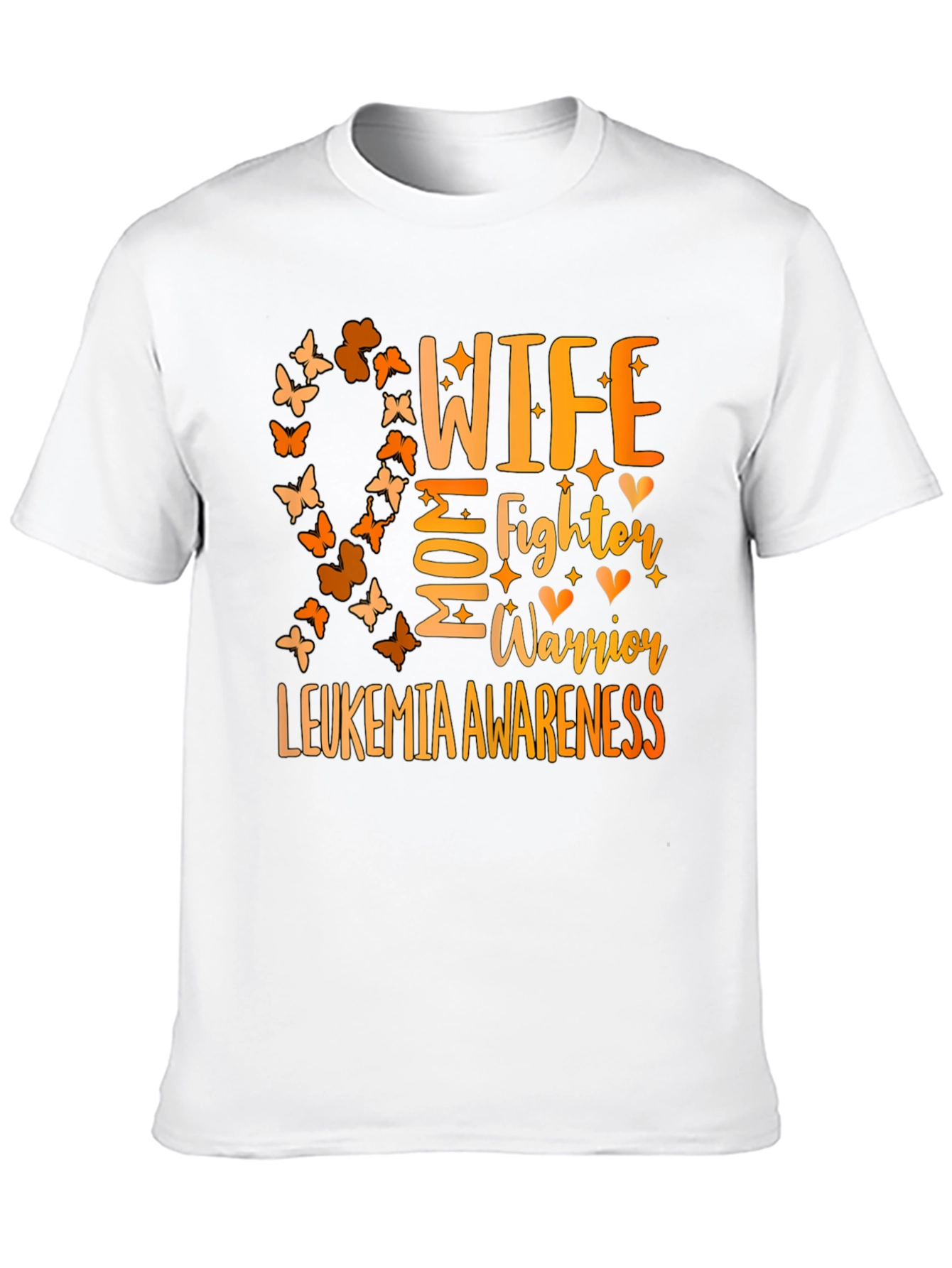 Leukemia Awareness Wife Mom Fighter Warrior T-Shirt