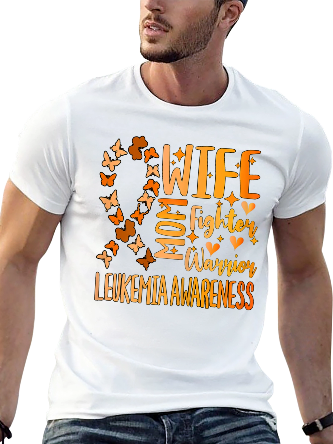 Leukemia Awareness Wife Mom Fighter Warrior T-Shirt