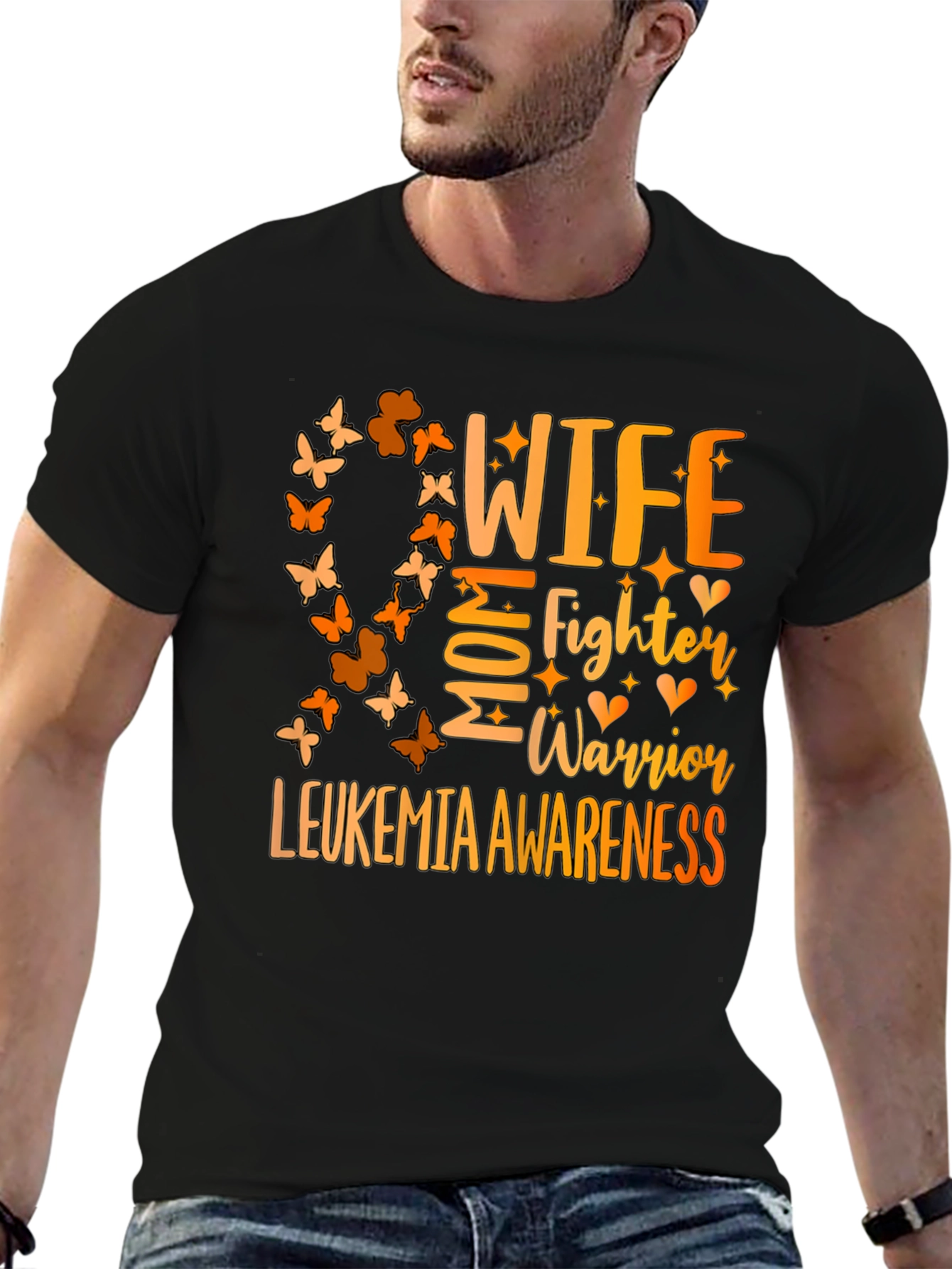 Leukemia Awareness Wife Mom Fighter Warrior T-Shirt