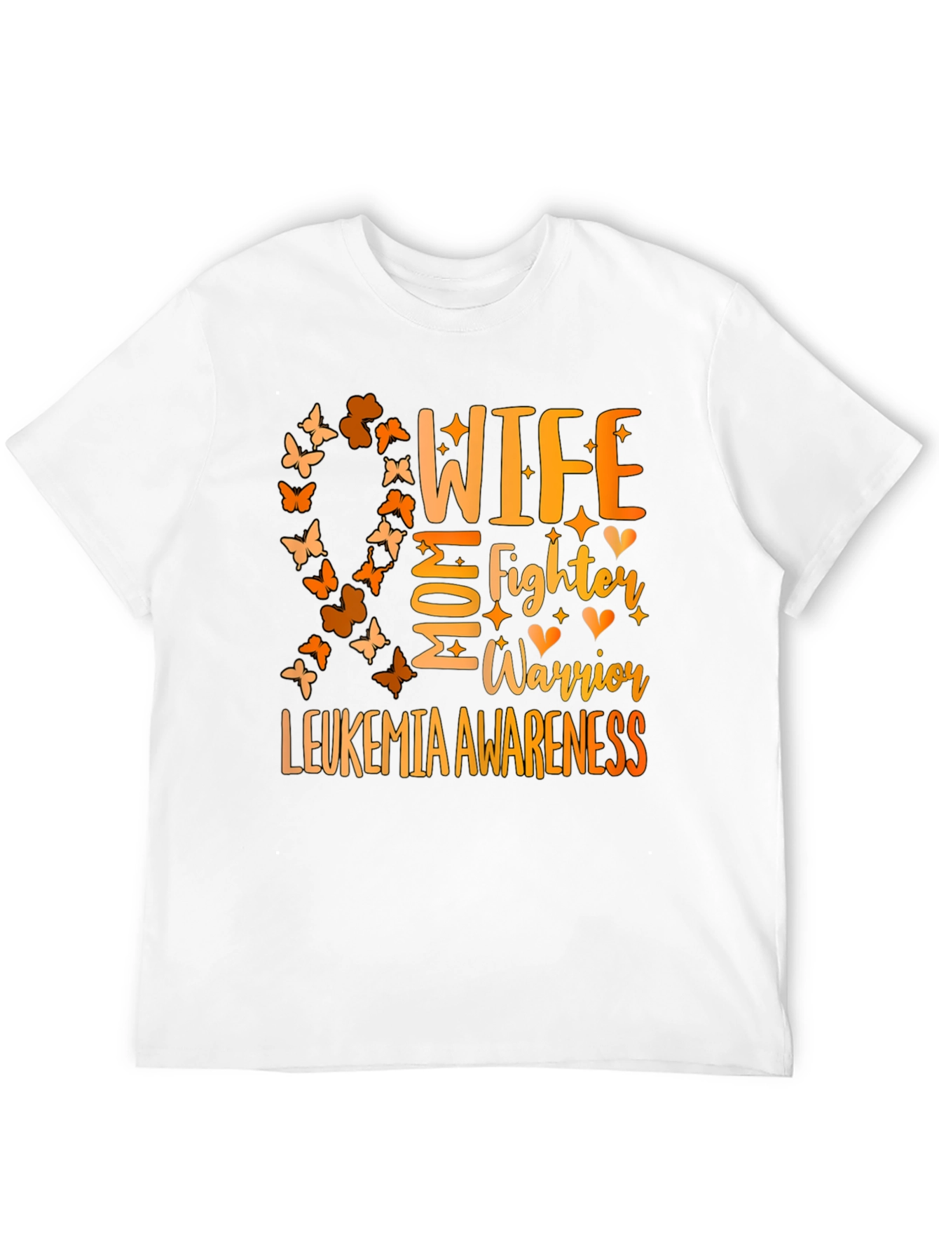 Leukemia Awareness Wife Mom Fighter Warrior T-Shirt